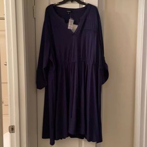 Torrid blue dress. Sz 4. Never worn w/tags.